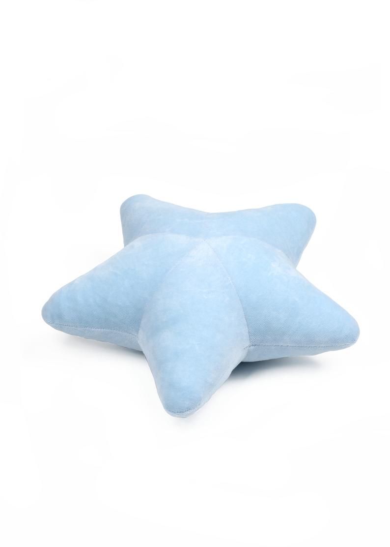 Blue Star Cushion