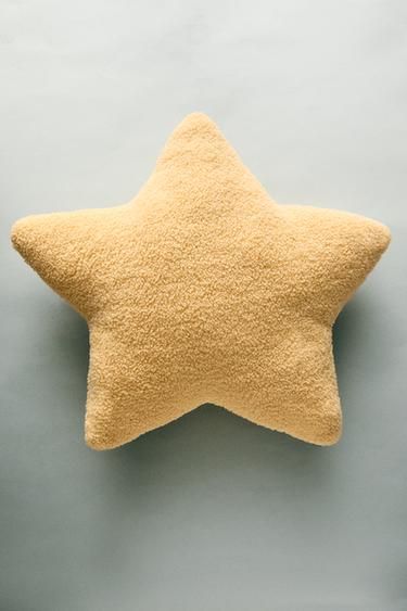 Yellow Star Cushion